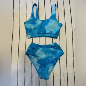 High rise bikini swimsuit